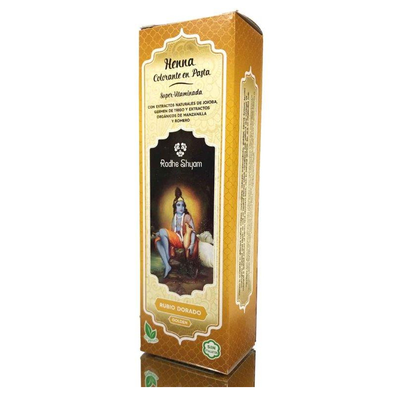 Goldblonde Henna-Farbstoff-Radhe-Paste 200gr
