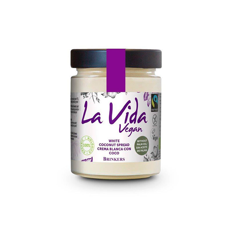 Crème Blanche à la Noix de Coco La Vida Vegan 270 g