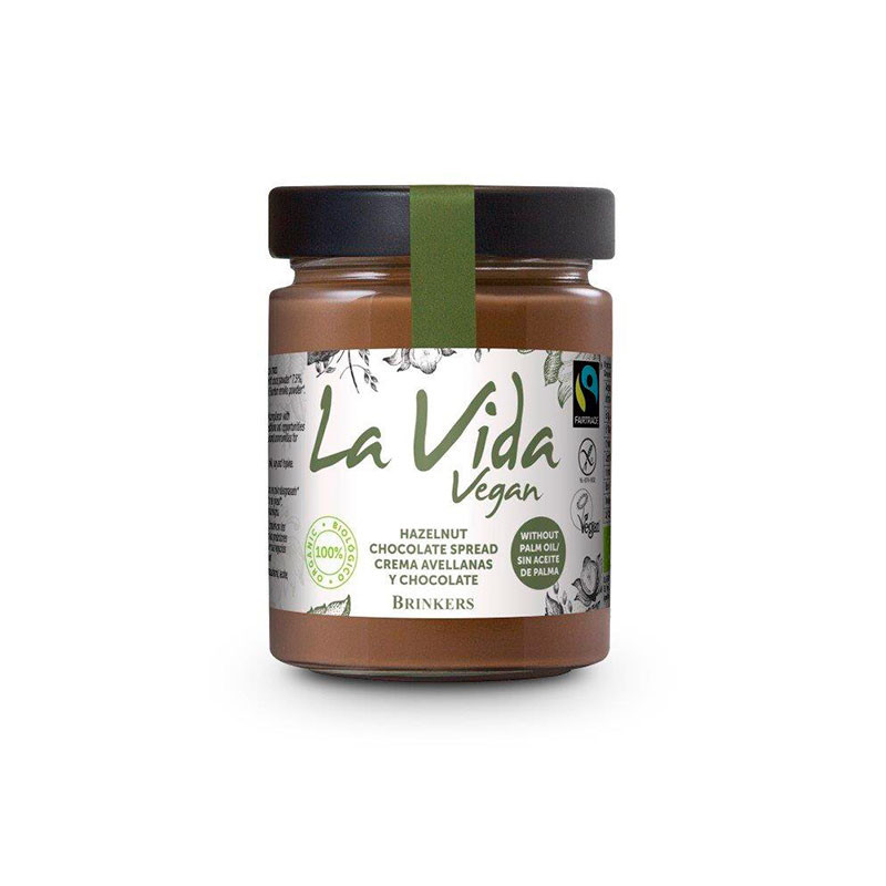 Crema Spalmabile al Cioccolato e Nocciole La Vida Vegan 270 g