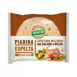 Spelt Wheat Piadine Biocop 225 gr