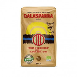 Arroz em recipiente plástico integral Calasparra 1 kg