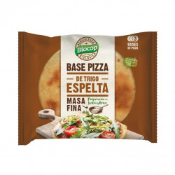 Spelt Wheat Pizza Base Thin Crust Biocop 3 units 390 gr