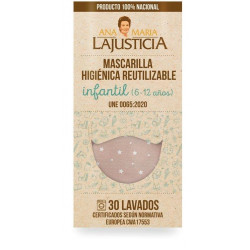 Masque Hygiénique Réutilisable Fille 30 Lavages