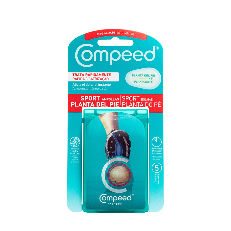 Compeed Sport fiale Suola Piedi 5 Medicazioni