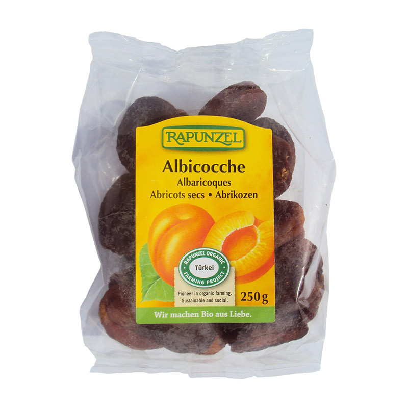 Abricots entiers Rapunzel 250 grammes