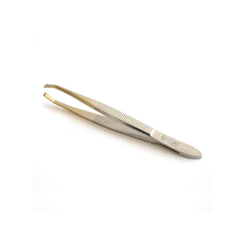 Disna Pince à épiler droite dorée 7.5cm VF-21.60