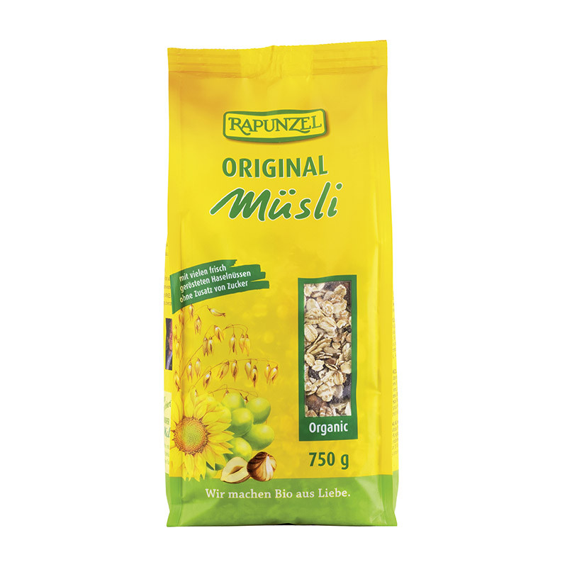 Rapunzel Muesli Original 750 gramas