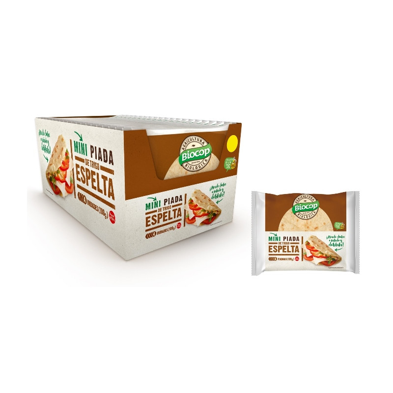 Biocop Piadina Mini Spelt Wheat 100 grams
