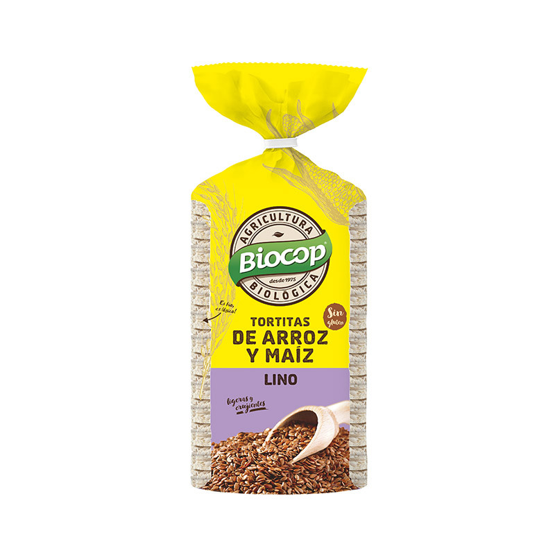 Biocop Flax Corn Rice Pancakes 200 grams