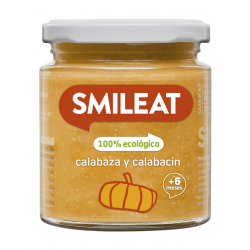 Smileat Tarro Calabaza y Calabacín Ecológico 230gr