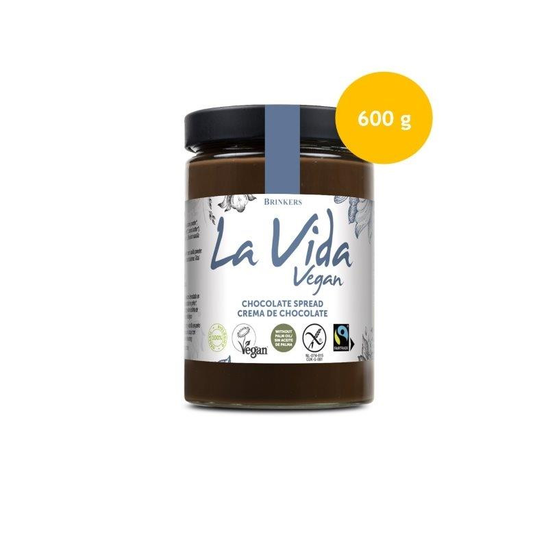 Creme de Chocolate La Vida Vegan 600 Gramas