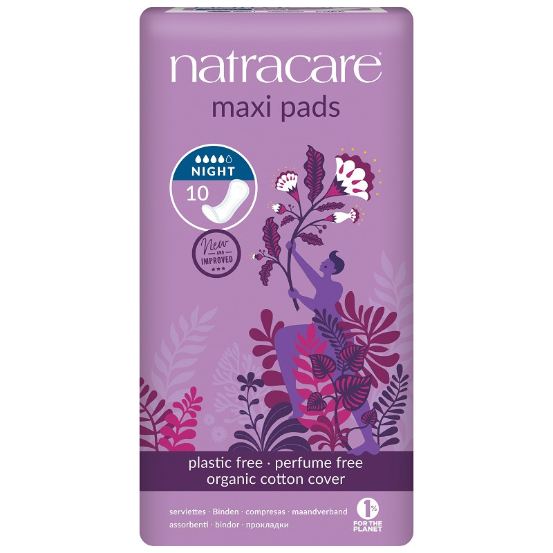 Natracare Night Pads 10 pcs