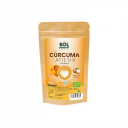 Mélange Latte en poudre de curcuma Solnatural 200gr