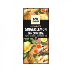 Organic Chocolate Ginger Lemon Solnatural 70gr