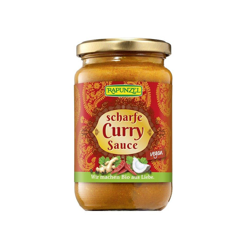 Salsa Piccante al Curry Rapunzel 340ml