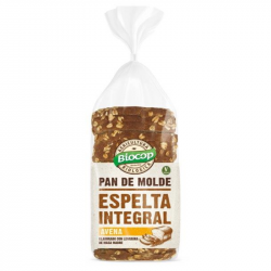 Biocop Pan de Molde con Espelta Integral y Avena 400gr