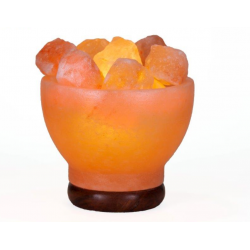 Salt Lamp with Bowl