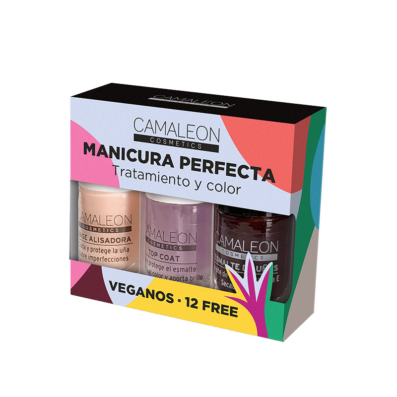 Confezione manicure di melanzane camaleonte