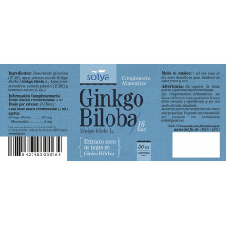 Sotya Gingko Biloba Glycerinised Extract 50 ml