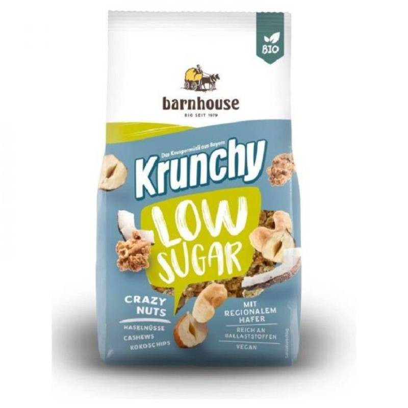Muesli Krunchy Frutos Secos Bajo Azucar BarnHouse 375gr