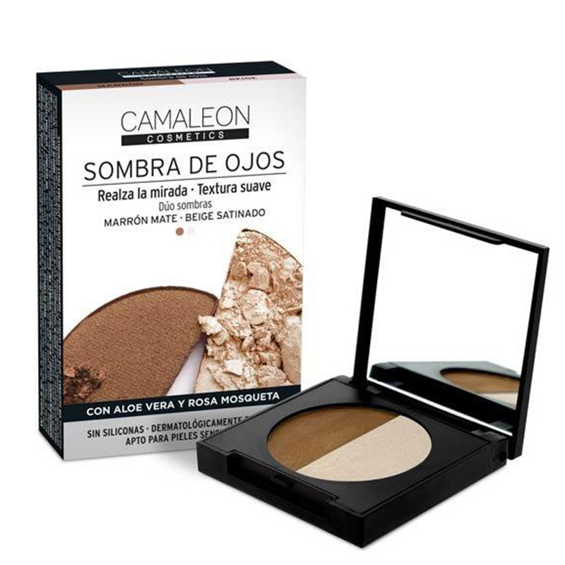 Brauner und beigefarbener Lidschatten CAMALEON