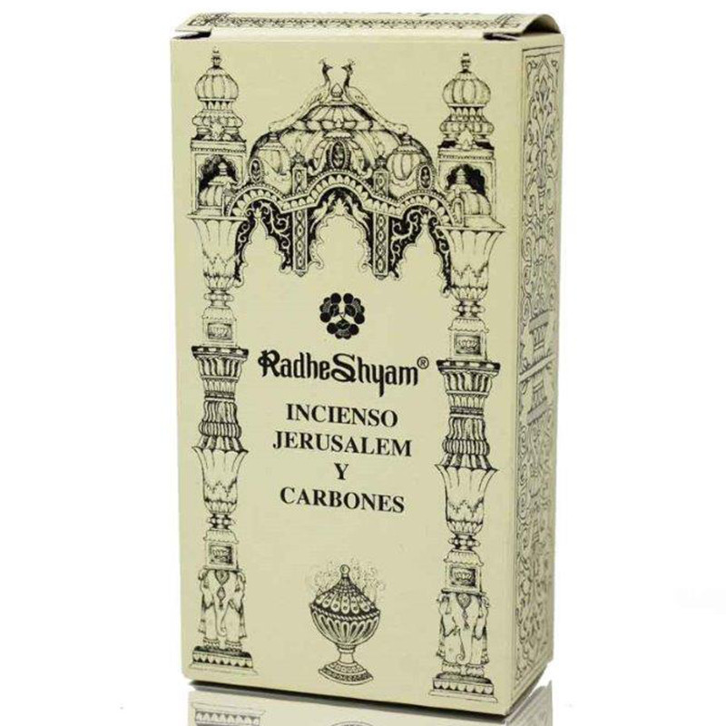 Encens de Jérusalem et charbon de bois Radhe Shyam
