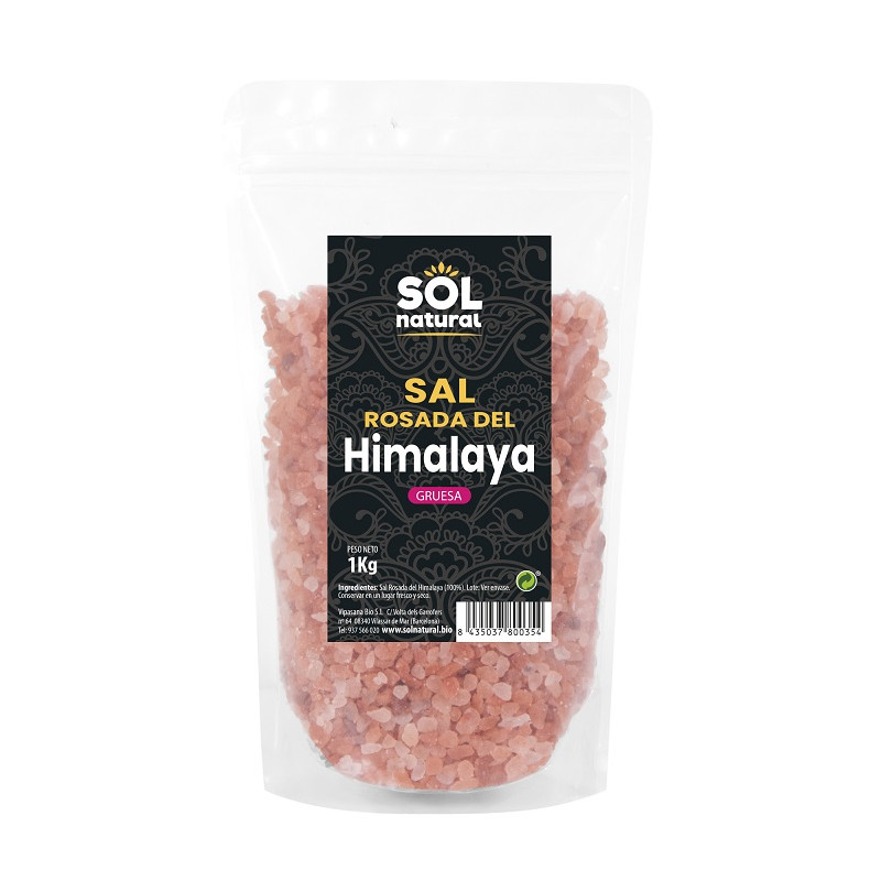 Sol Natural Rosa grobes Himalaya-Salz 1Kg