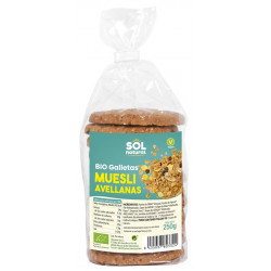 Sol Natural Muesli e Biscoitos de Avelã Bio 250G