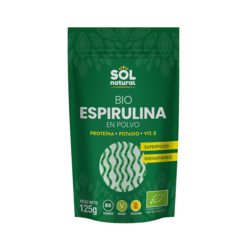 Sol Natural Spirulina Powder 125 gr