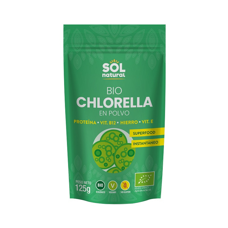 Sol Natural Chlorella en poudre 125 gr