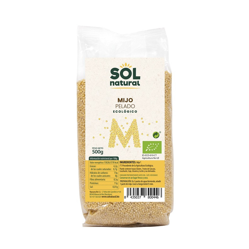 Sol Natural Mijo Pelado Bio 500g
