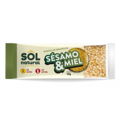 Sol Natural Barres Sésame et Miel 24 unités 50gr