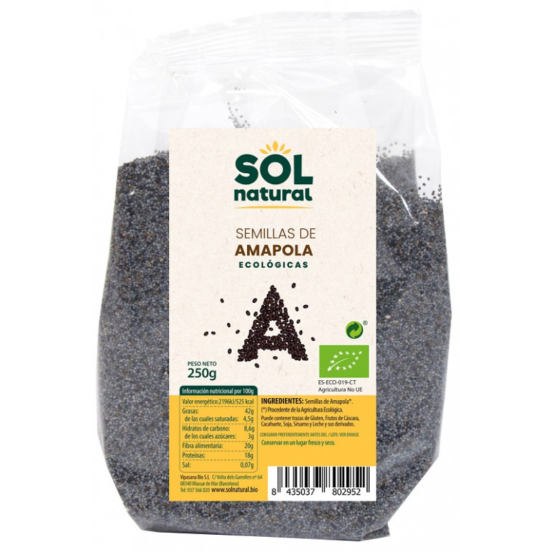 Sol Natural Semi di Papavero 250g