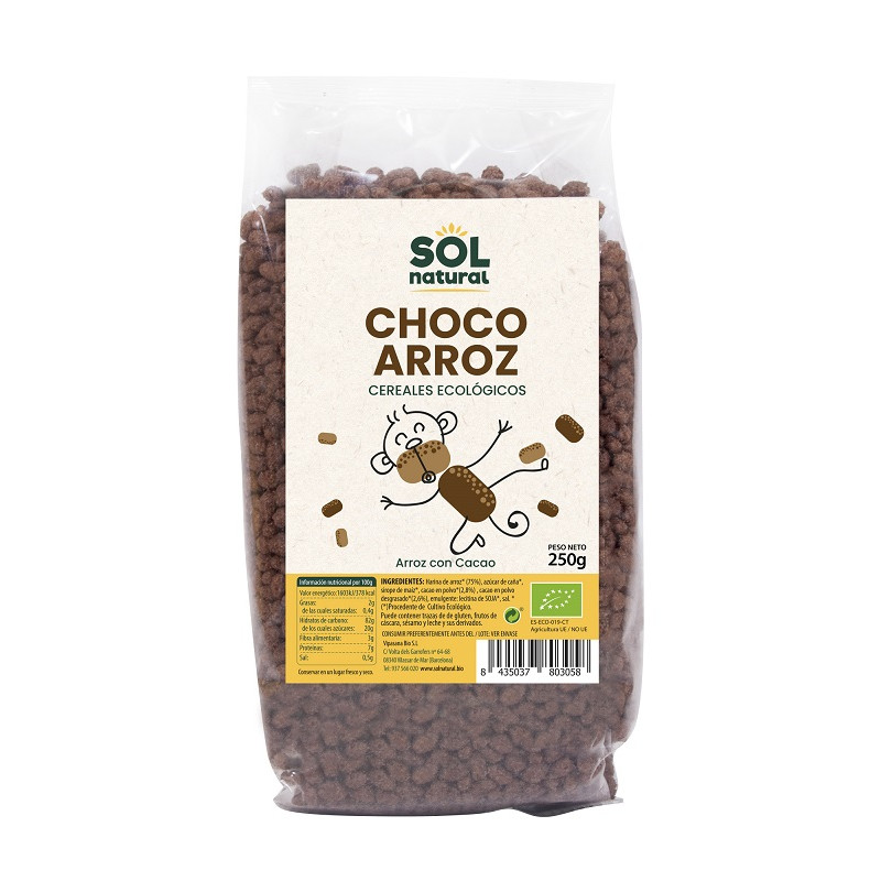 Sol Natural Choco Rice Café da manhã 250g