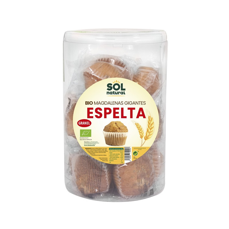 Sol Natural Dinkel-Cupcake-Glas 15 Stück