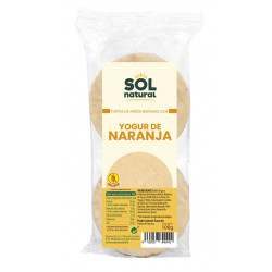 Sol Natural Bolos de Arroz Iogurte e Laranja Glúten Sem Glúten 100g