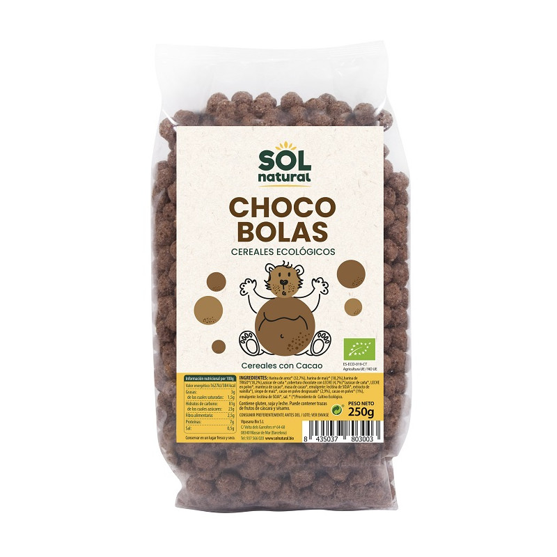 Sol Natural Bio Schoko Cerealien Kugeln 250g