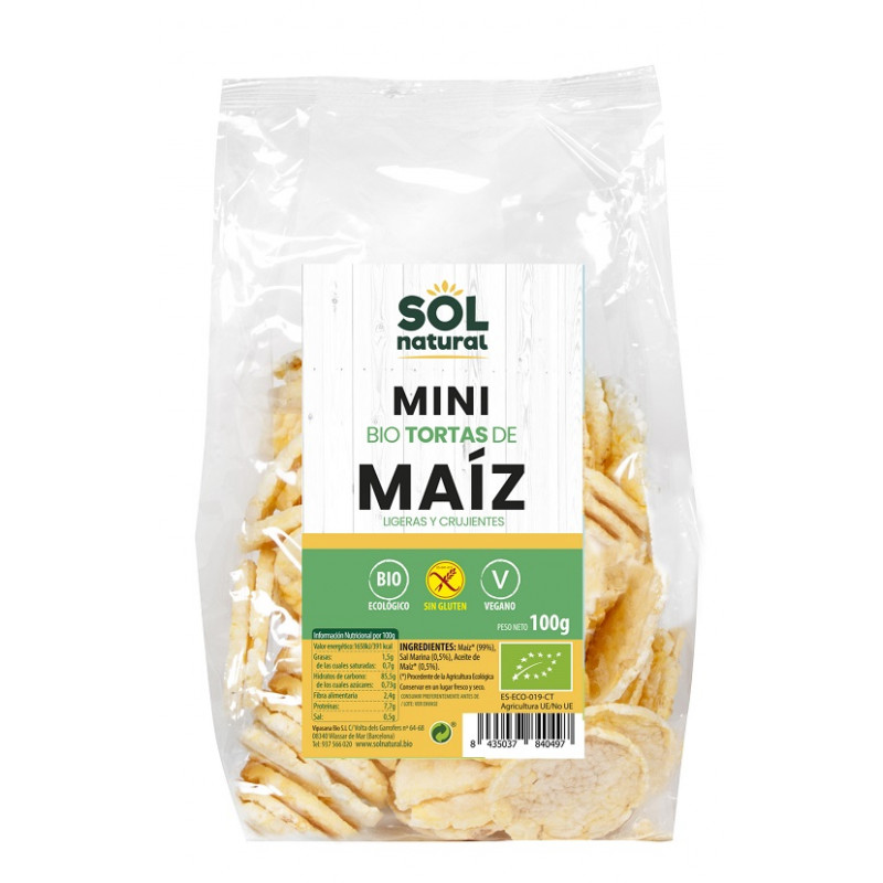 Sol Natural Mini Gallette di Mais 100g