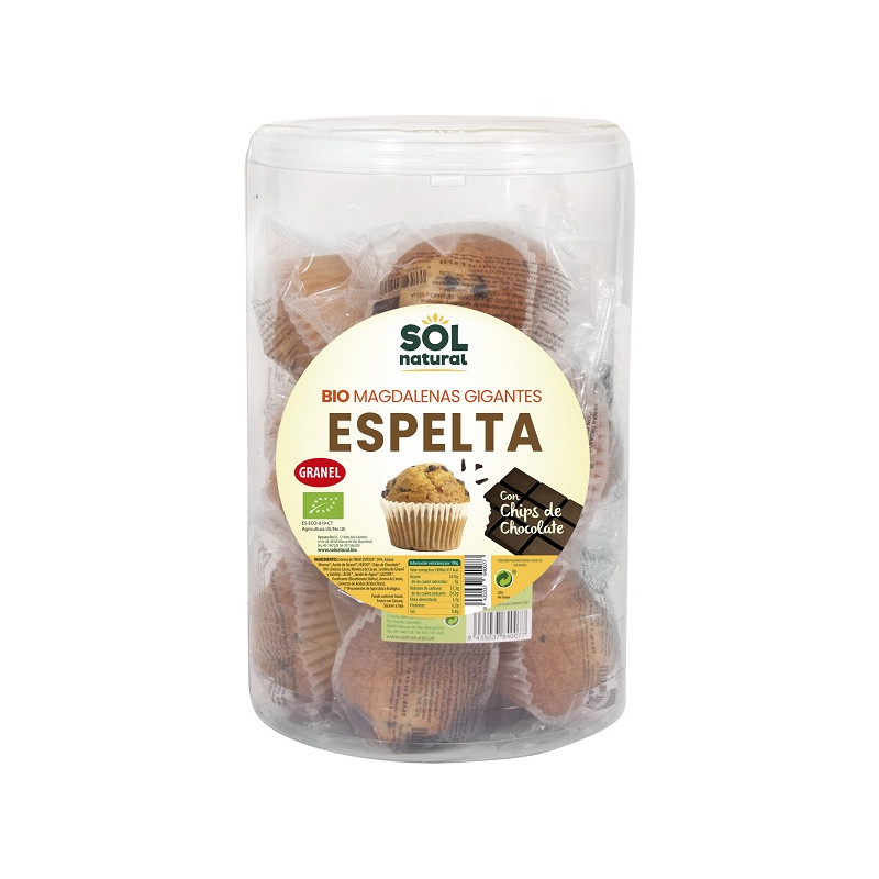 Sol Natural Glas Schoko-Cupcakes mit Dinkel 15 Stück