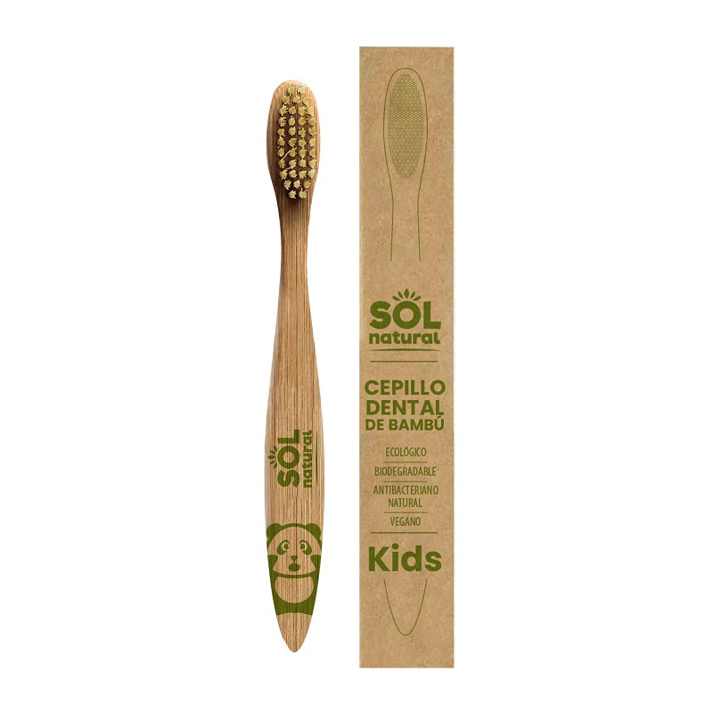 Solnatural Children's Medium Bamboo Brush