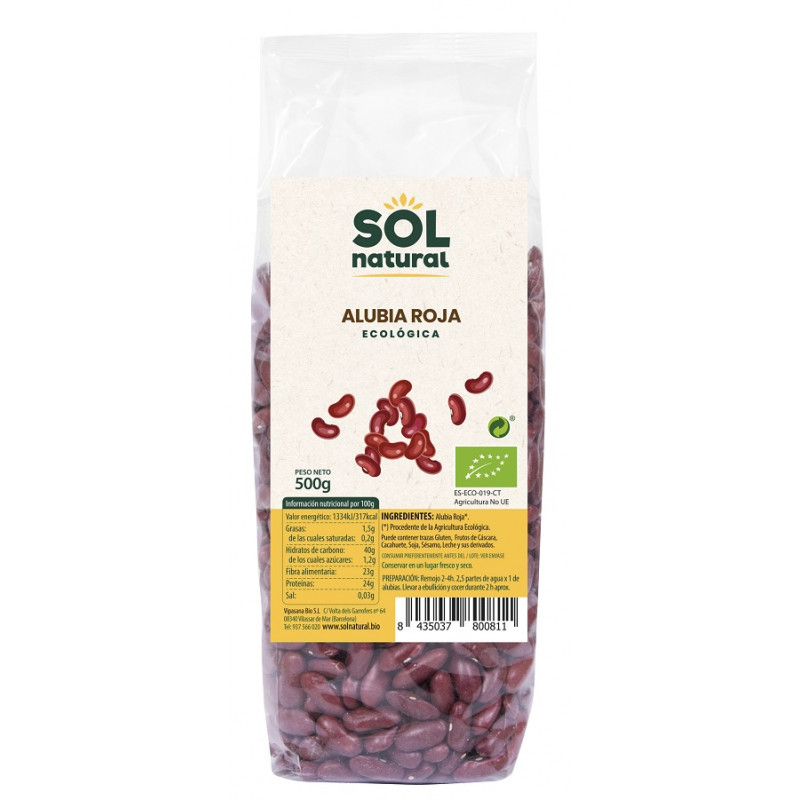 Sol Natural Alubia Roja Bio 500gr