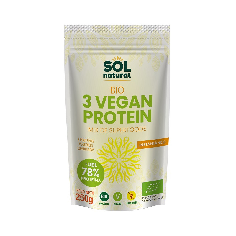 Sol Natural Vegan 3 Protein 250 gr