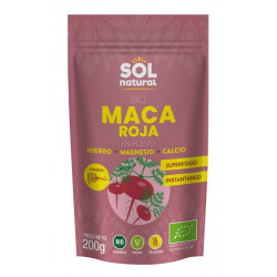 Sol Natural Rotes Maca Pulver 200g