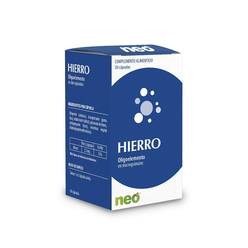 Neo Oligoelementos Hierro 50 Cápsulas
