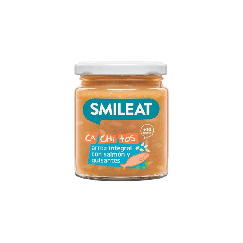Smileat Riso Integrale Piselli Salmone 230gr