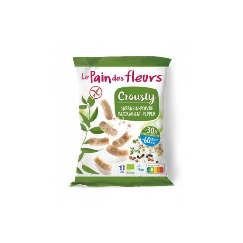 Crousty Buckwheat Pepper Le Pain Des Fleur 75gr