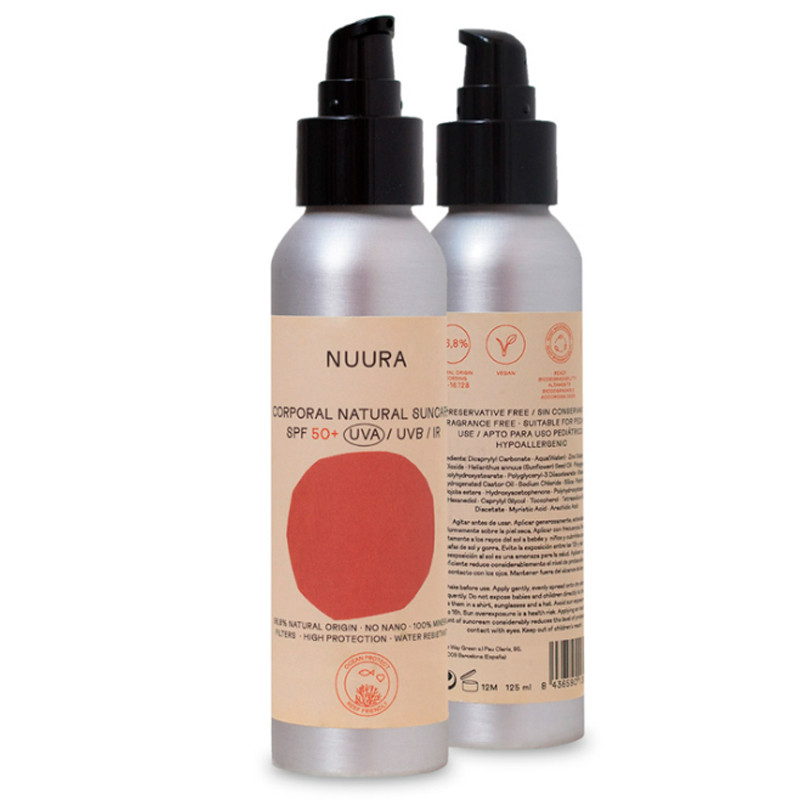 Protetor solar SPF 50 Nuura 125 ml