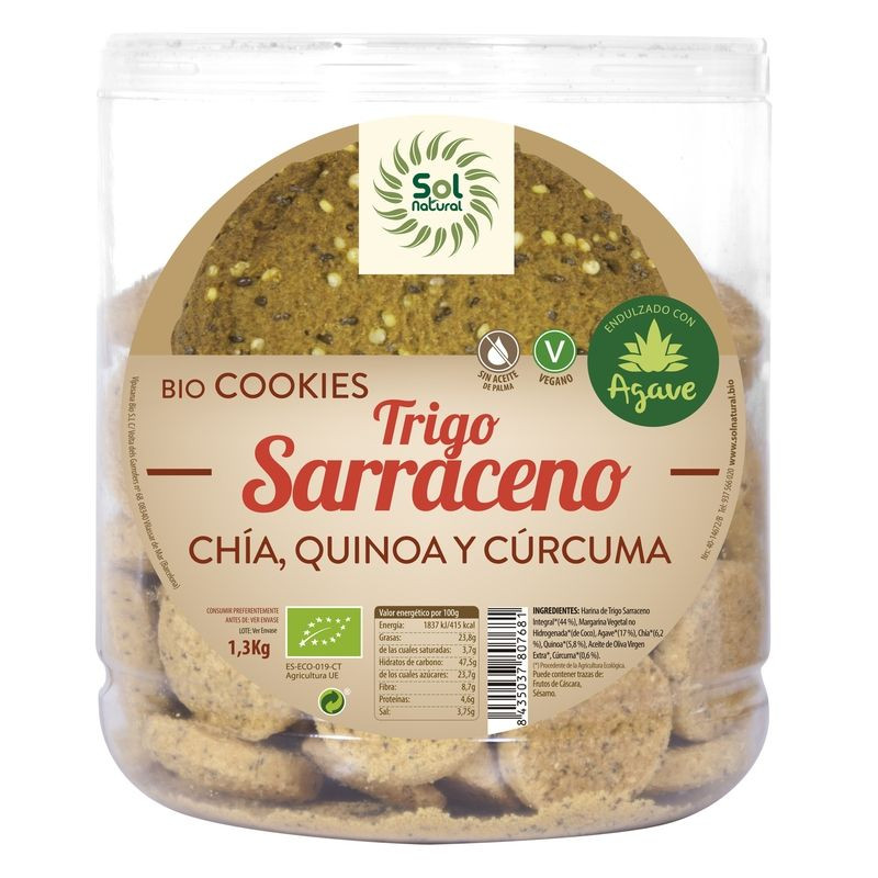 Sol Natural Pot de biscuits au sarrasin 1300 gr