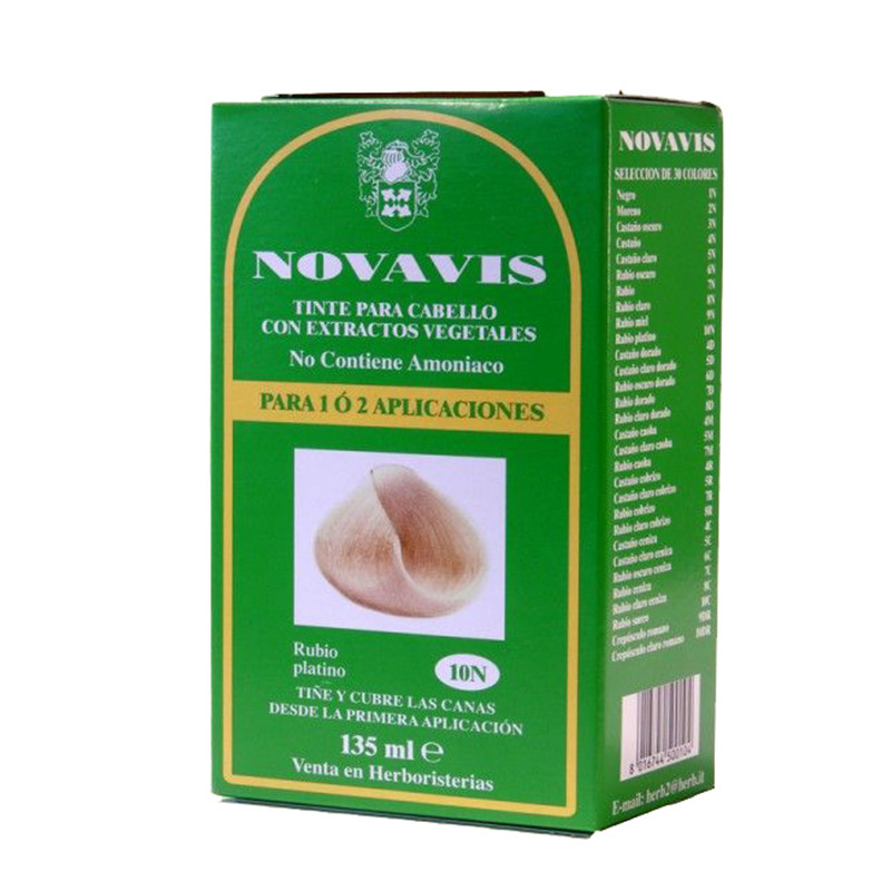 Novavis 10N Platinum Blonde Hair Dye 135ml