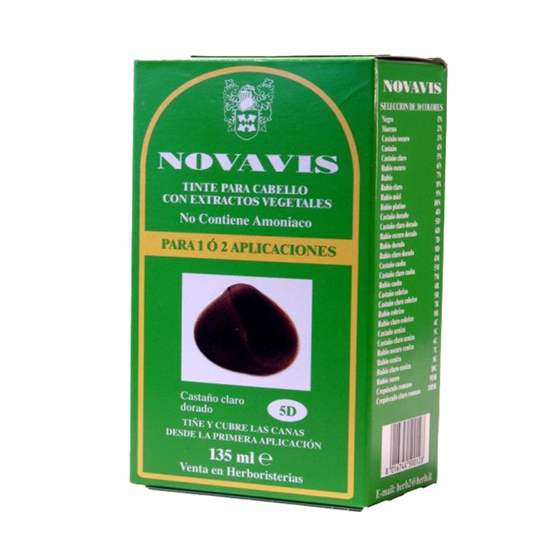 Novavis 5D Teinture Capillaire Or Châtain Clair 135ml